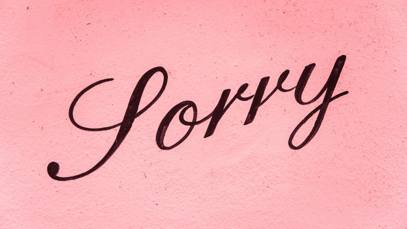Anteeksipyytäminen – Miksi se on niin hirveän vaikeaa?